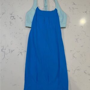 lululemon athletica Blue and Light Blue Tank Top